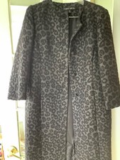 EXCELLENT CONDITION Albert Nipon Black Evening Coat w/ Jeweled Buttons - 8