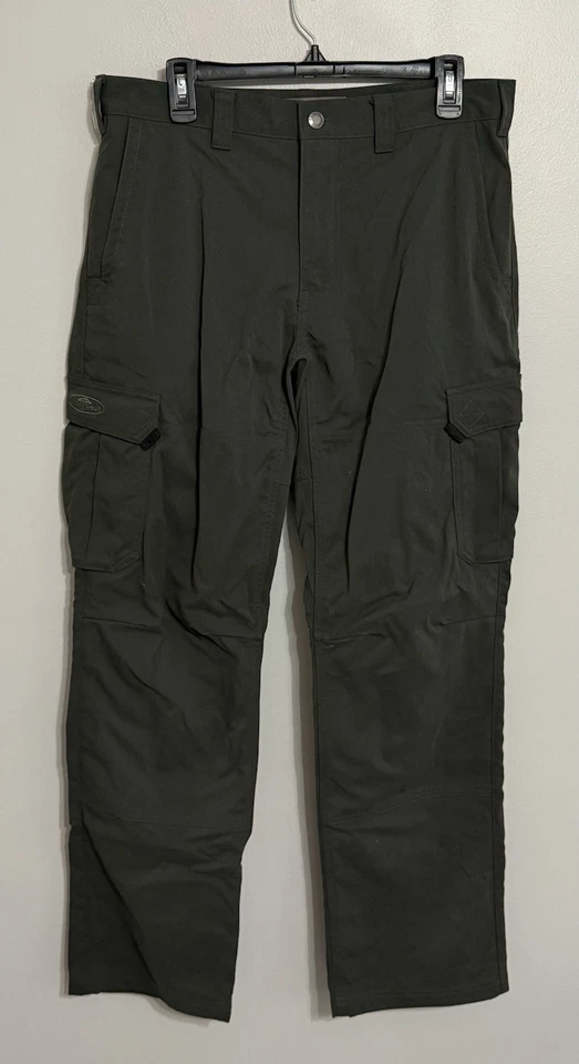 Arborwear Men’s 34x32 Green Nylon Straight Leg Cargo Pants - Image 2 of 4