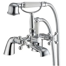 Traditional Victorian Bath Mixer Tap & Shower (Viscount 4)