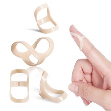 UAKIKAU Oval Finger Splint 8 pcs, Splints large 5,6,7,8,9,10,11,12 