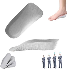 Height Increase Insoles - Orthopedic High Pads 1.0 - Arch Support Insoles for Pl