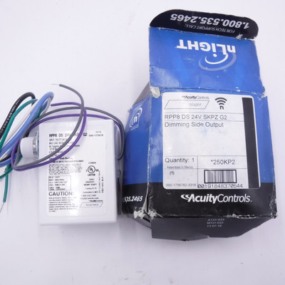 Acuity nLight Dimming Power Relay Pack 0-10V 24VDC RPP8 DS 24V SKPZ G2