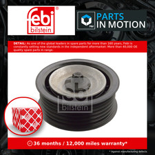 Aux Belt Idler Pulley fits FIAT 500X 1.6D 2014 on Guide Deflection 51856150 Febi