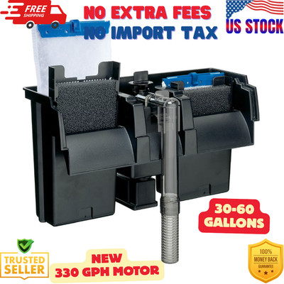 Tetra Whisper Advanced Power Filter 30-60 Gal, Freshwater & Saltwater Aquariums
