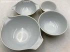 Pyrex By Corning Glass Round Shape Kitchenware Mixing Bowl Set Lot Of 4