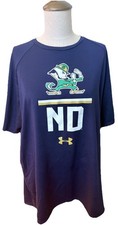 Under Armour - Unisex Notre  Dame Fighting Irish Tech T-Shirt - Blue - Sz Large