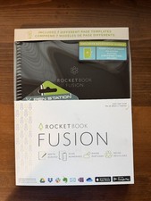 Rocket Book Fusion - Write, Scan, Reuse Reusable Notebook Rocketbook