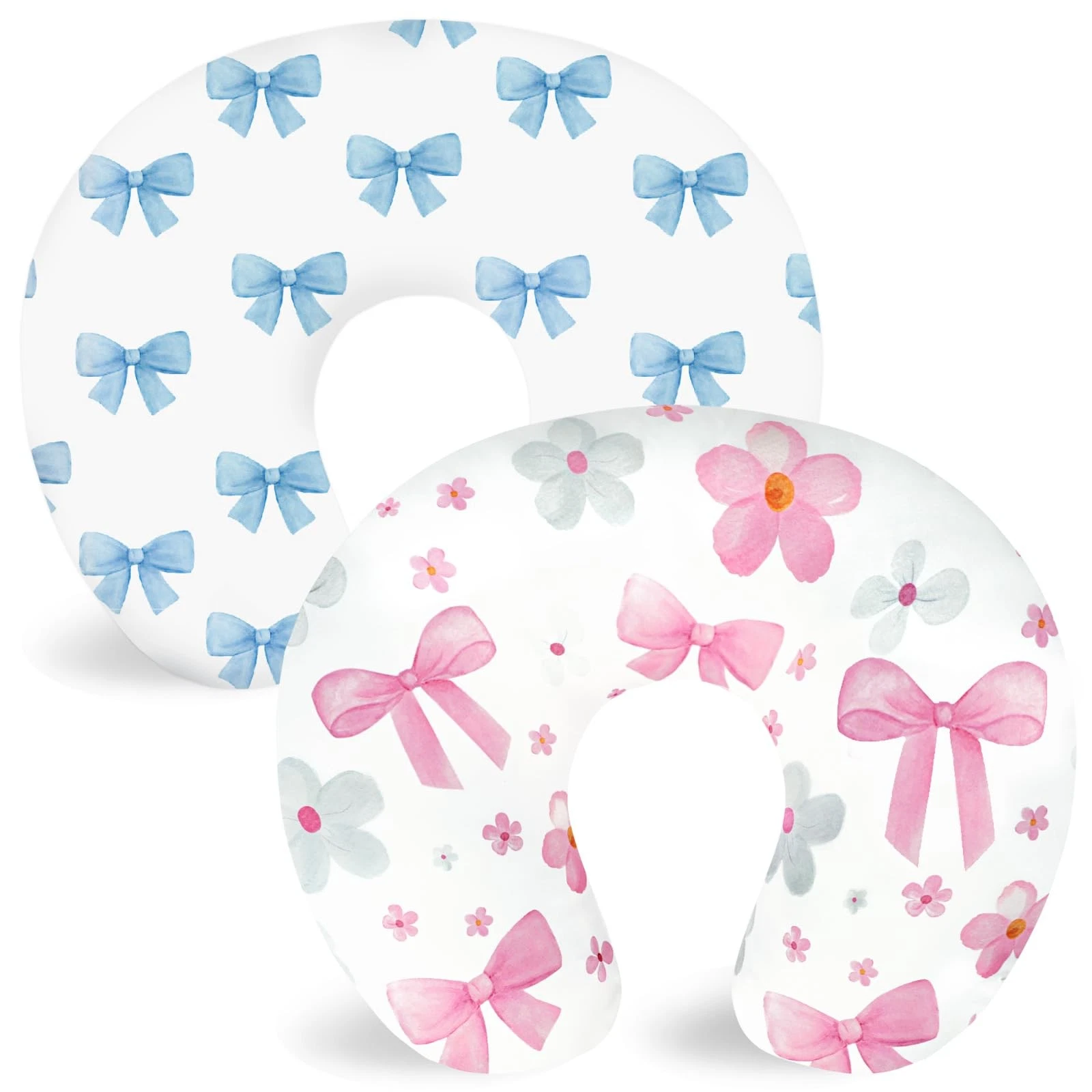 Nursing Pillow Covers 2 Pack - Ultra Soft & Stretchable Breastfeeding Pillow ...
Opens in a new wind