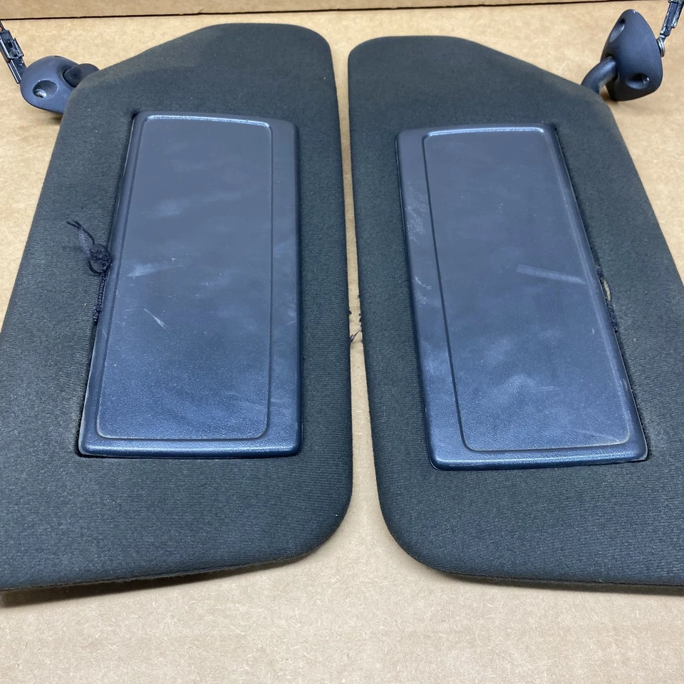 1988-1994 CHEVY BLAZER S10 GMC Jimmy Driver Pass conjunto de viseira solar preto iluminado - Imagem 4 de 4