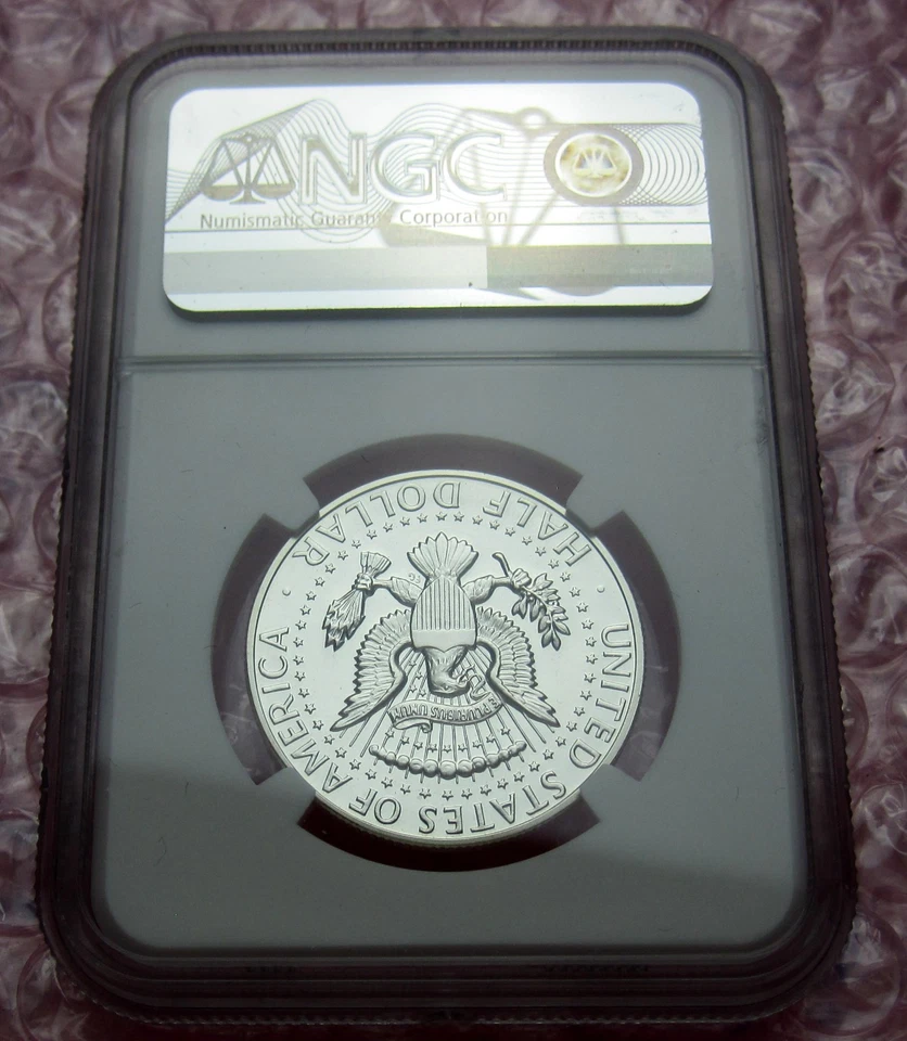 1964 KENNEDY SILVER HALF DOLLAR NGC PF 69 CAMEO PR69 CAM VERY NICE - Image 2 of 4