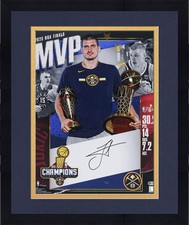 Framed Nikola Jokic Denver Nuggets Signed 16