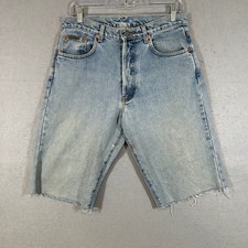 Vintage Calvin Klein Jeans Shorts Womens Sz 9 Denim Cut Off Made in USA Jorts