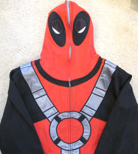 Marvel Deadpool Hoodie Cosplay Jacket Men's Small Halloween Costume