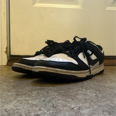 Nike Dunk Low DD1503-103 Black/White Colorblock Leather Low Top Sneakers