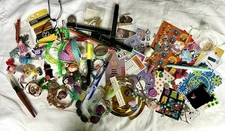 Mystery Grab Bag Of Jewelry Craft Supplies Charms Ephemera Crow core Lucky Dip