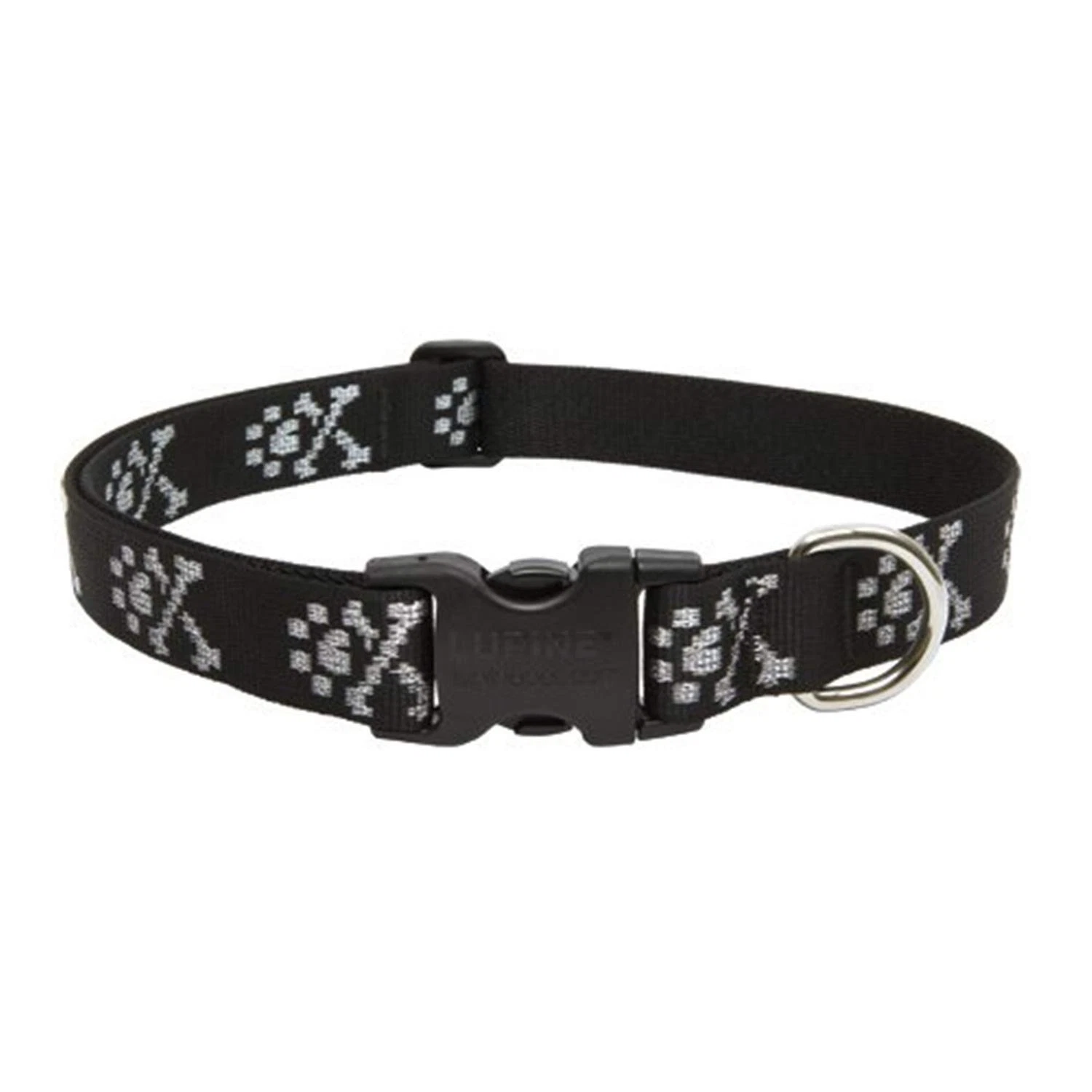 Lupine Dog Collar, 1 Wide, Bling Bonz, Adjustable 12 to 20, Pet Supply