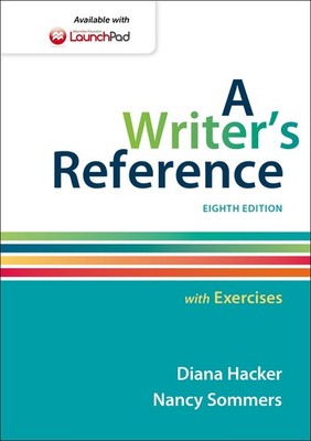 A Writer's Reference with Exercises - plastic_comb Hacker, Diana|Sommers, Na...