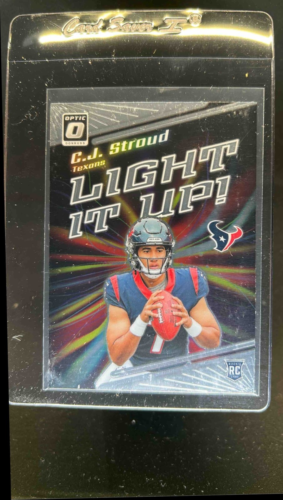 2023 Donruss Optic C.J. Stroud Light It Up! RC Rookie #LU-CS Texans