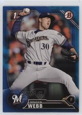 2016 Bowman Draft Draft Picks Blue 26/150 Braden Webb #BD-82 y0i