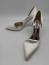 Badgley Mischka White Size 7.5 D'orsay Heels