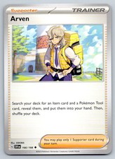 arven pokemon card value Search your deck for an Item card and a Pokemon Tool card Arven 166/198 - Pokemon TCG