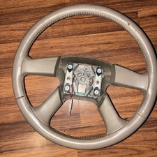 02-09 Gm Trailblazer Envoy Steering Wheel Brown No Functions Used Oem