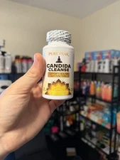 Pure Peak Candida Cleanse - Gut & Colon Support 60 Capsules - for Men & Women