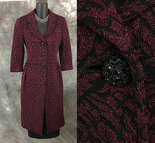 NWT NEW St John jacket knit malbec caviar rhinestones suit blazer dress topper 2