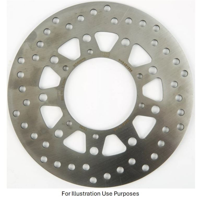EBC MX/ATV/END Solid Front Brake Disc Front Left for Yamaha TW 125 5RS 2003-2004
