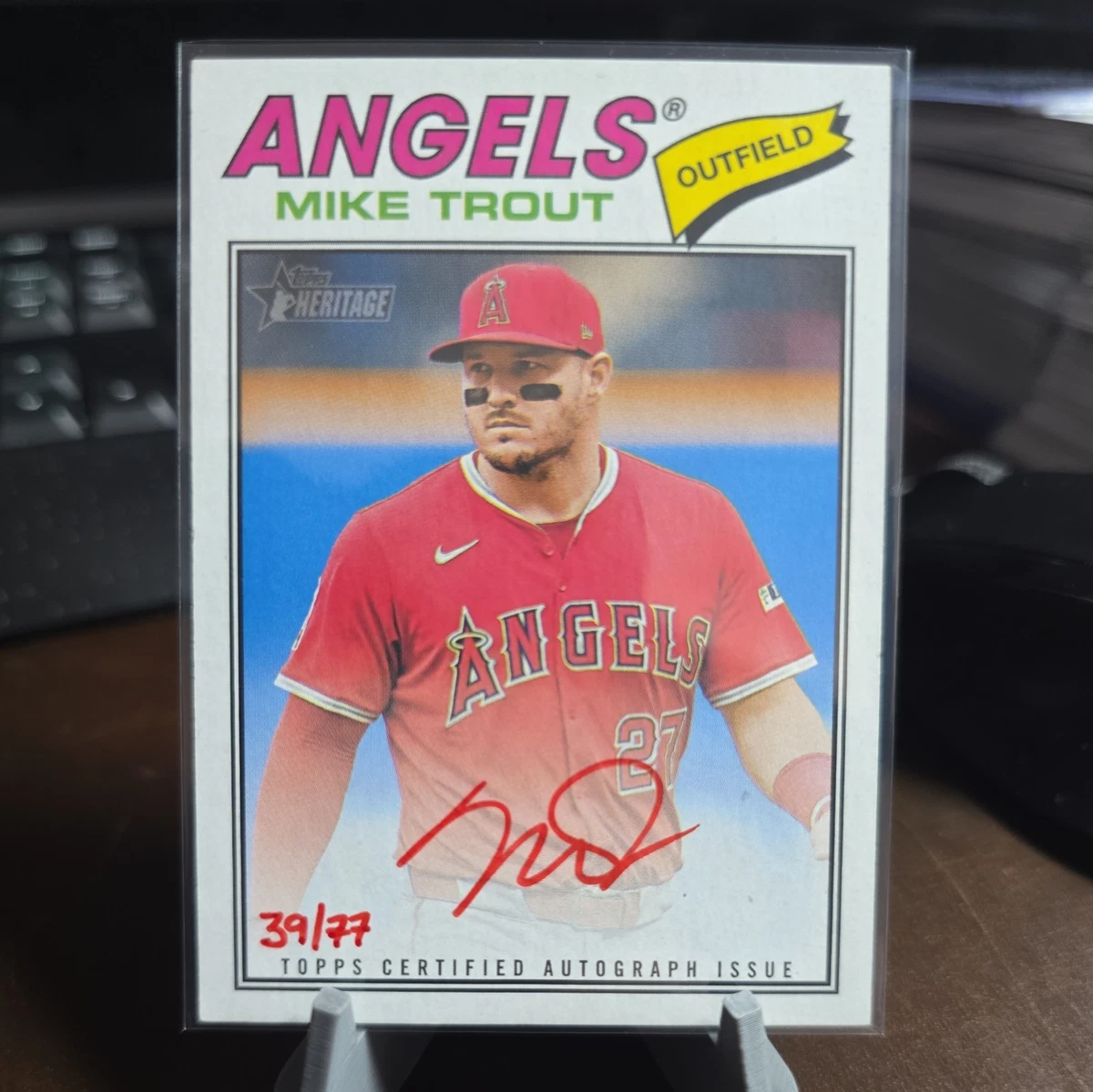 Topps Mike Trout Baseball Sports Trading Cards & Accessories