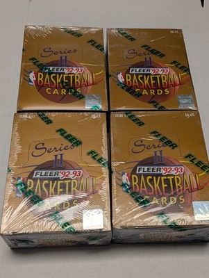 One Box 1992-93 Fleer NBA Basketball Series 2 Factory Box Jordan O'Neal RC Fresh