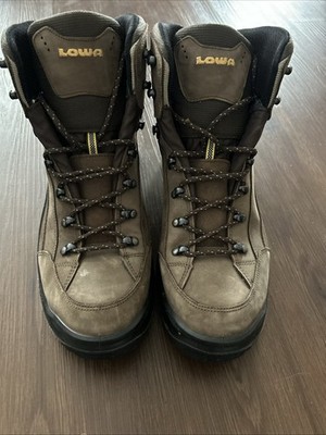 New Lowa Renegade GTX Mid Hiking Boots Espresso Brown Leather Gore-Tex Men s 13