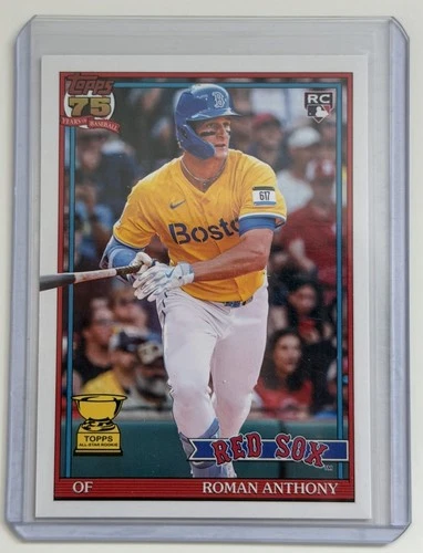2026 Topps Series 1 Roman Anthony 75th Anniversary RC Rookie Cup #T91-71