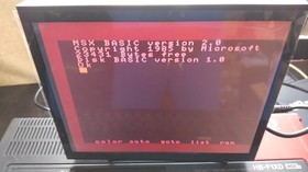 Working SONY MSX2 HITBIT HB-F1XD old PC games can be started