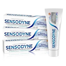 Sensodyne Extra Whitening Sensitive Teeth Whitening Toothpaste - 4 Ounces...
