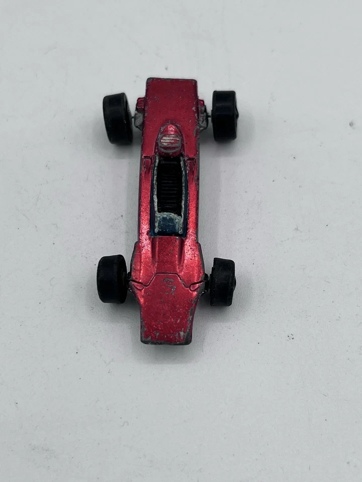 Hot Wheels Redline Lotus Turbine Car 1969 Red Made In Hong Kong - Image 3 of 4