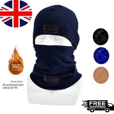 3 in 1 Thermal Waterproof Scarf Ski Face Cover Neck Warmer Hood Balaclava Hat UK