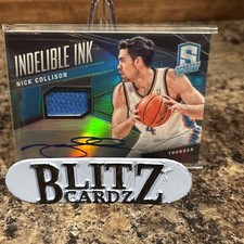 2013-14 Panini Spectra - Indelible Ink Jerseys Nick Collison #18 /75 (AU, MEM)
