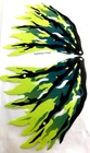 2 LEGO Yellowish Green Morro Dragon Wing with Streaks Left & Right Ninjago 70736