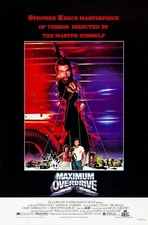 MAXIMUM OVERDRIVE MOVIE POSTER 1 Sheet RARE ORIGINAL ROLLED 27x41 STEPHEN KING
