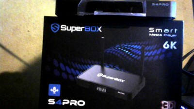 SuperBox S4 PRO OPEN BOX Already set up ready to use PPV MOVIES FREE SHIPPING