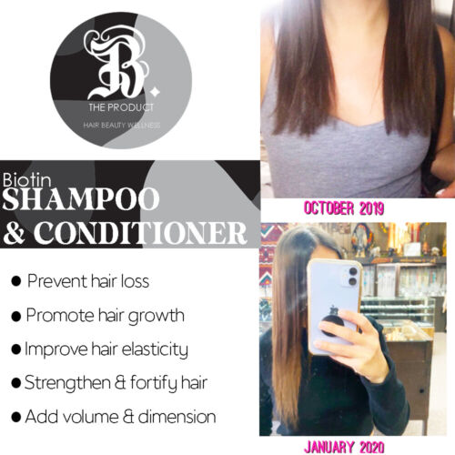 Biotin Vitamin Shampoo & Conditioner Set For Hair Growth, Sulfate Free Cucumber - Picture 24 of 68
