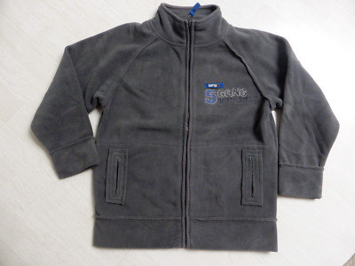 Jacke/Fleece, grau, mit Reizverschluß und Stehkragen, von Mill`s. NEU