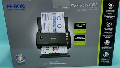 Epson Workforce Color Document Scanner DS-510 - Fast - Up to 26PPM!