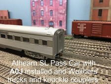 Truck Adapter KIT to Install Walther  s 2-axle trucks on Athearn 72ft SL cars