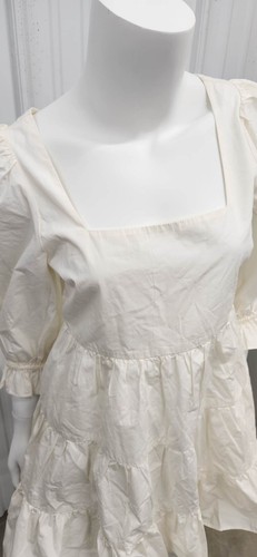 SALE-New /Defects: Madewell White Women's Dress Size 4 / Made in India - Picture 3 of 12