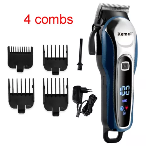 Updated Professional Hair Clippers Trimmer Kit Men Cutting Machine Barber Salon - Picture 3 of 13
