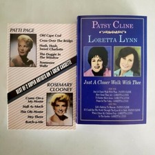 Patsy Cline - Loretta Lynn - Rosemary Clooney - Patti Page - 2 Cassettes