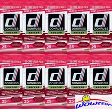(10) 2021/22 Panini Donruss Fútbol EXCLUSIVO ENORME Jumbo Fat Cello Pack-250 Tarjetas
