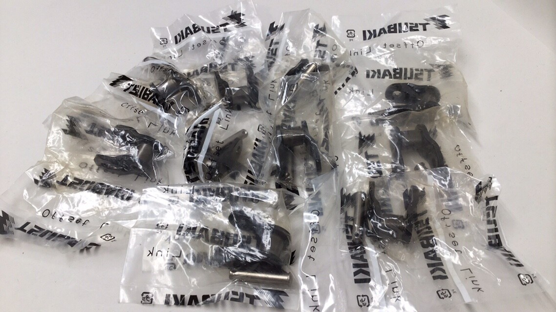 きょっぴー Tsubaki RS60 Offset Link Lambda Single Pin With Cotter Key (Pack